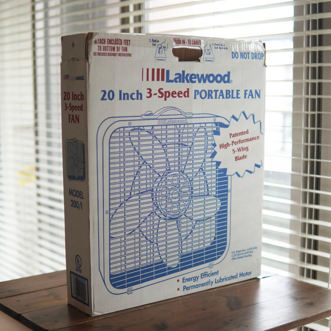 美品lakewood Box Fan 扇風機 ボックスファン　レイクウッド レア