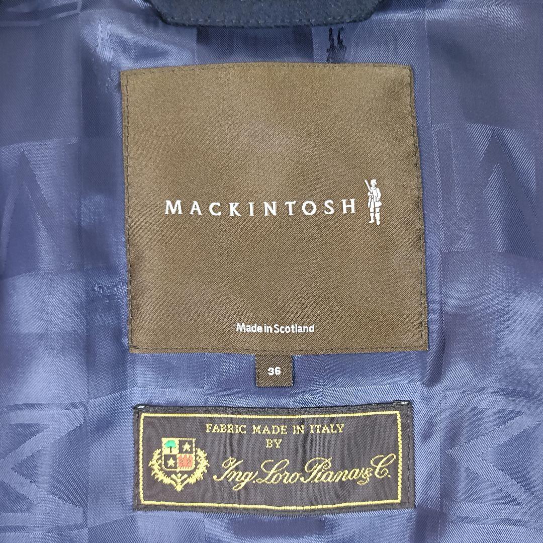 マッキントッシュ ダンケルド ロロピアーナ シングル トレンチコート モノグラム