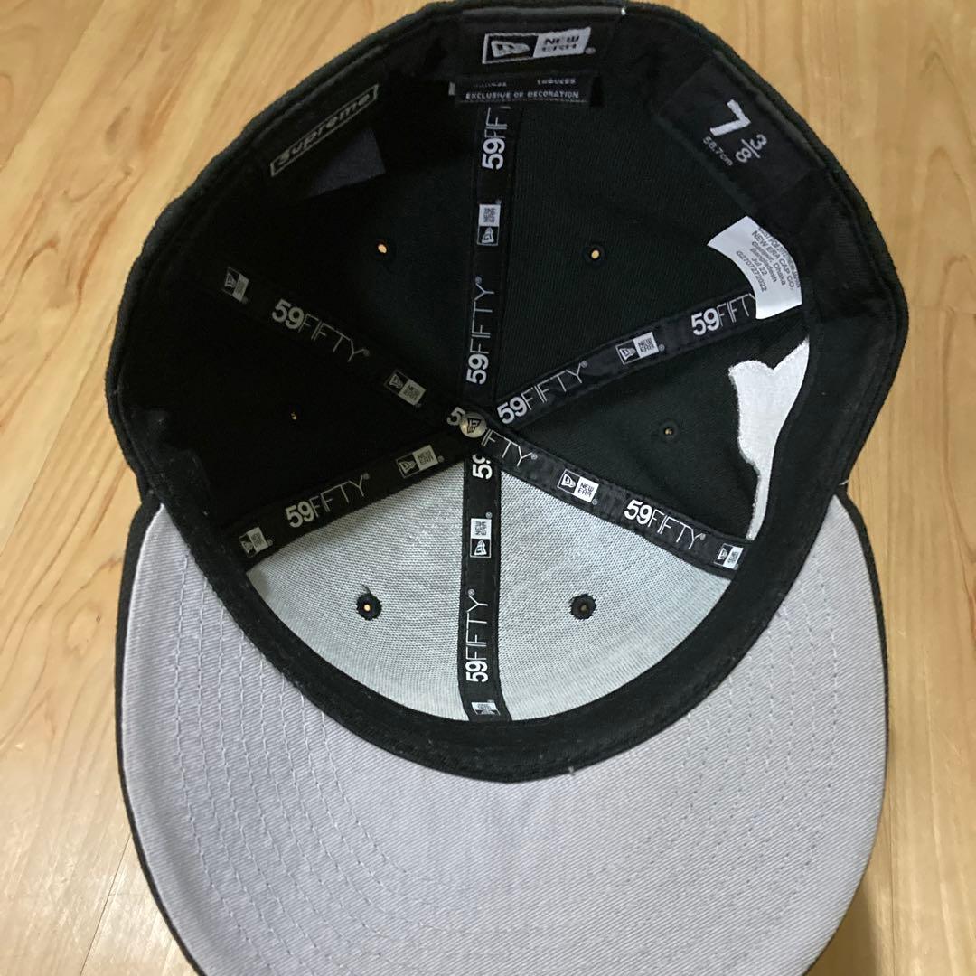 帽子 Supreme Money BoxLogo NewEra black 7 3/8