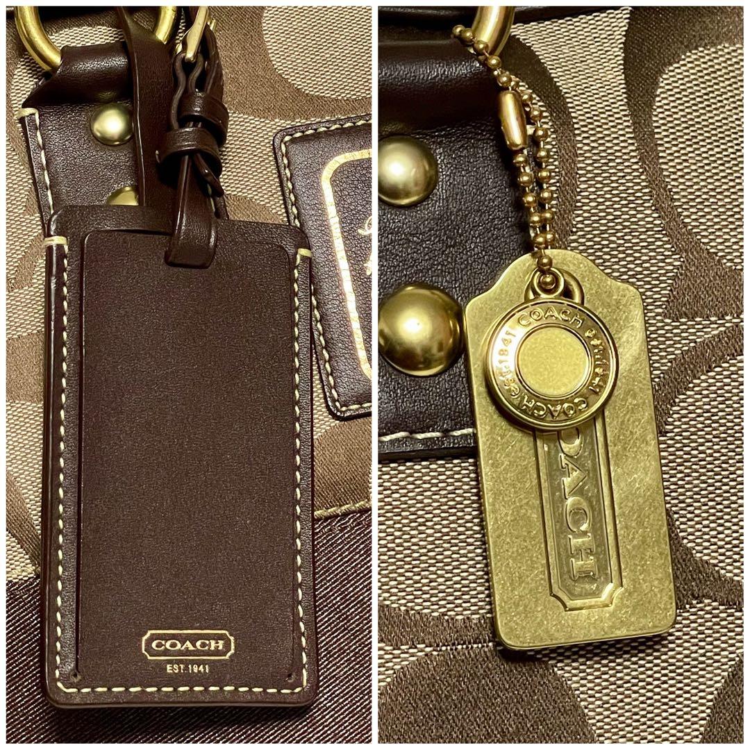✨極美品✨COACH 2wayボストンバック F10392 大容量 旅行 出張