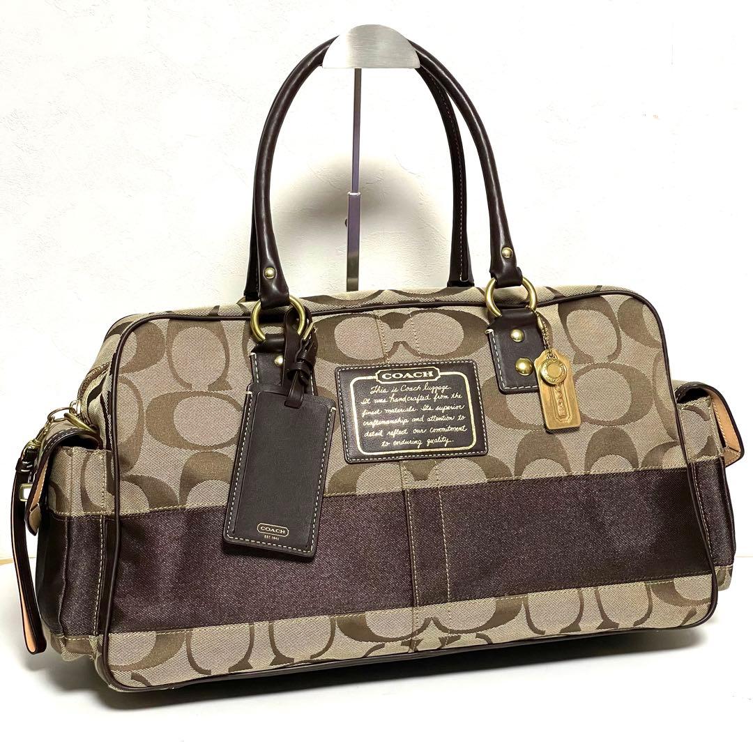 ✨極美品✨COACH 2wayボストンバック F10392 大容量 旅行 出張