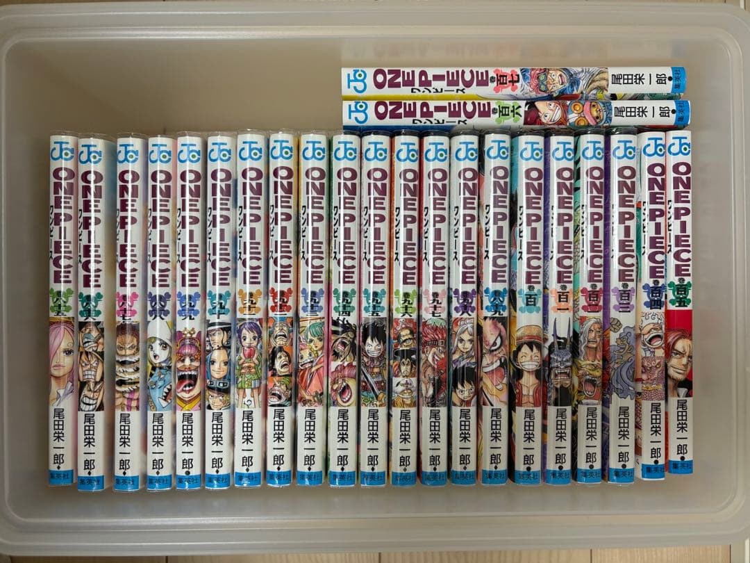 【クリアカバー取付済】ONE PIECE 1〜107巻セット