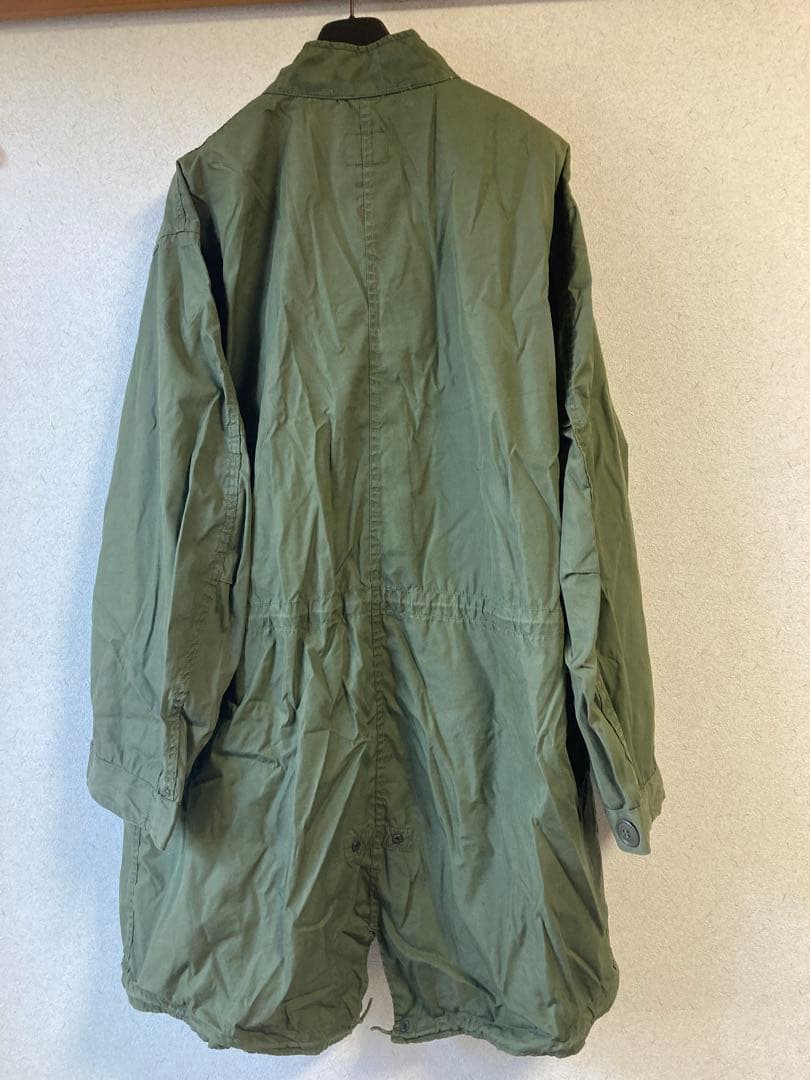 美品　米軍実物 1970年製アルミジップ M65 フィッシュテールパーカー M