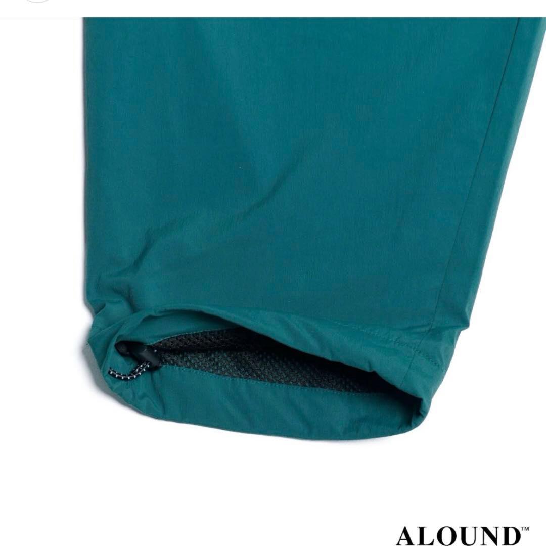 ALOUND NYLON PANTS グリーン　XL