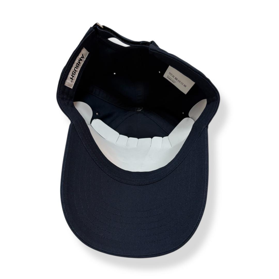 美品【AMBUSH アンブッシュ】LOGO CAP ネイビー