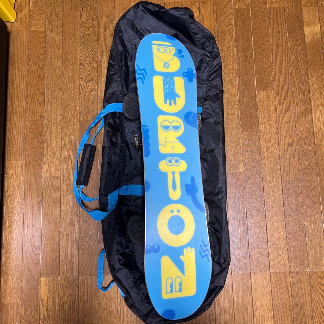BURTON スノーボード イエロー バッグ付き　子供キッズ　90cm