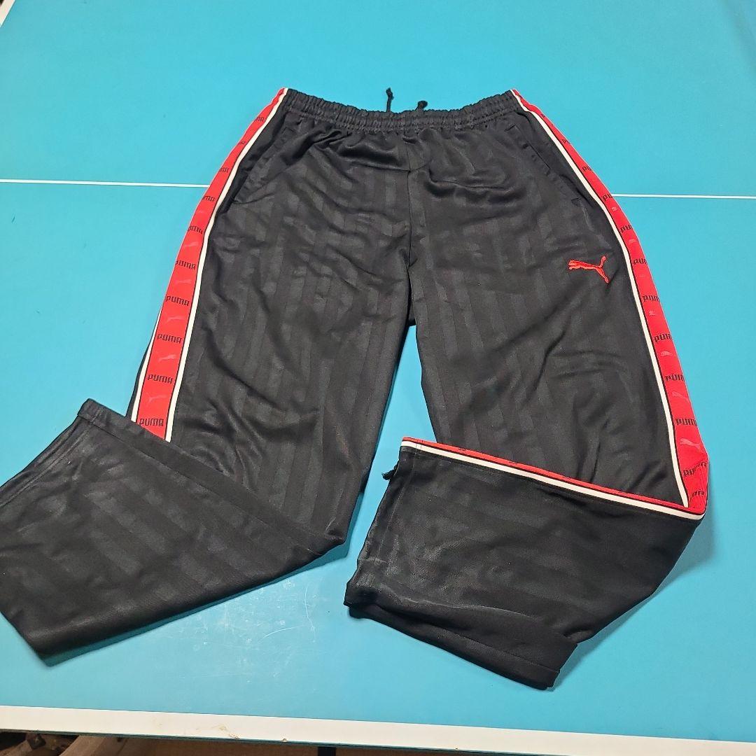PUMA ジャージ上下セット ブラック/レッド