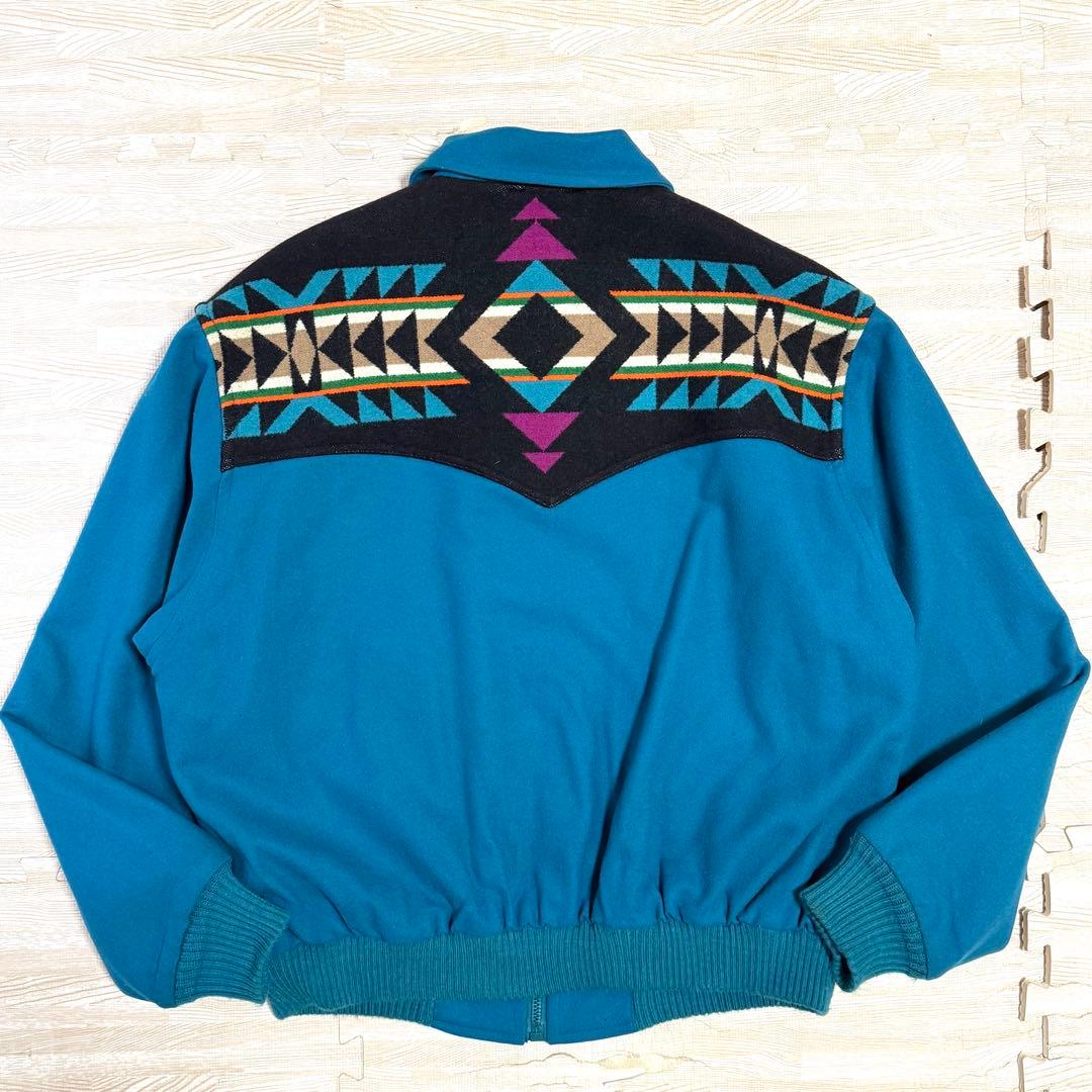 3*母様 70s PENDLETON チマヨ柄 民族柄 ブルゾン USA製