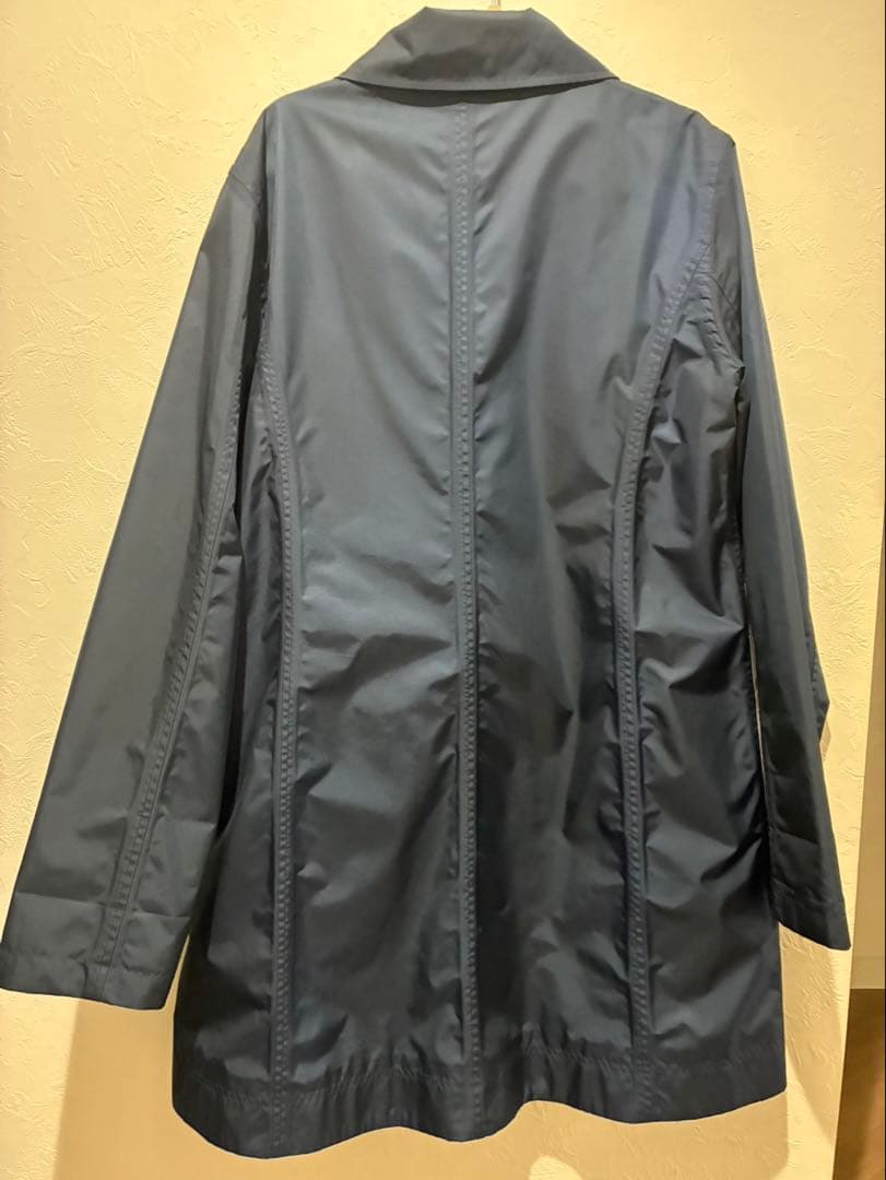 Barbour スプリングコート　リバーシブル　ネイビーとチェック柄