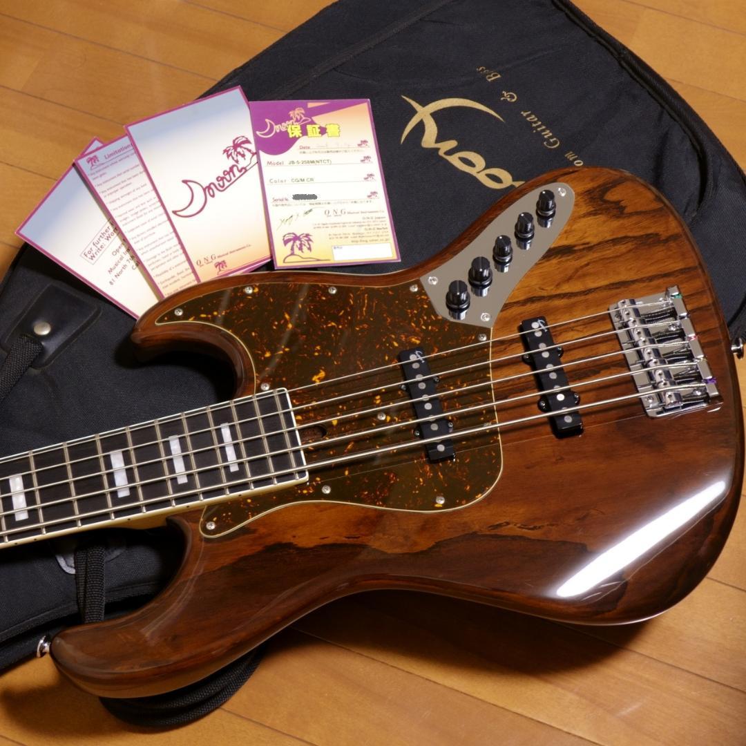 レア仕様 Moon JB-5A 5弦ベース 美品!