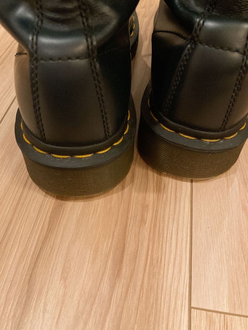 【最終価格】Dr. Martens ネイビーレザー ミドルカットブーツ　1460
