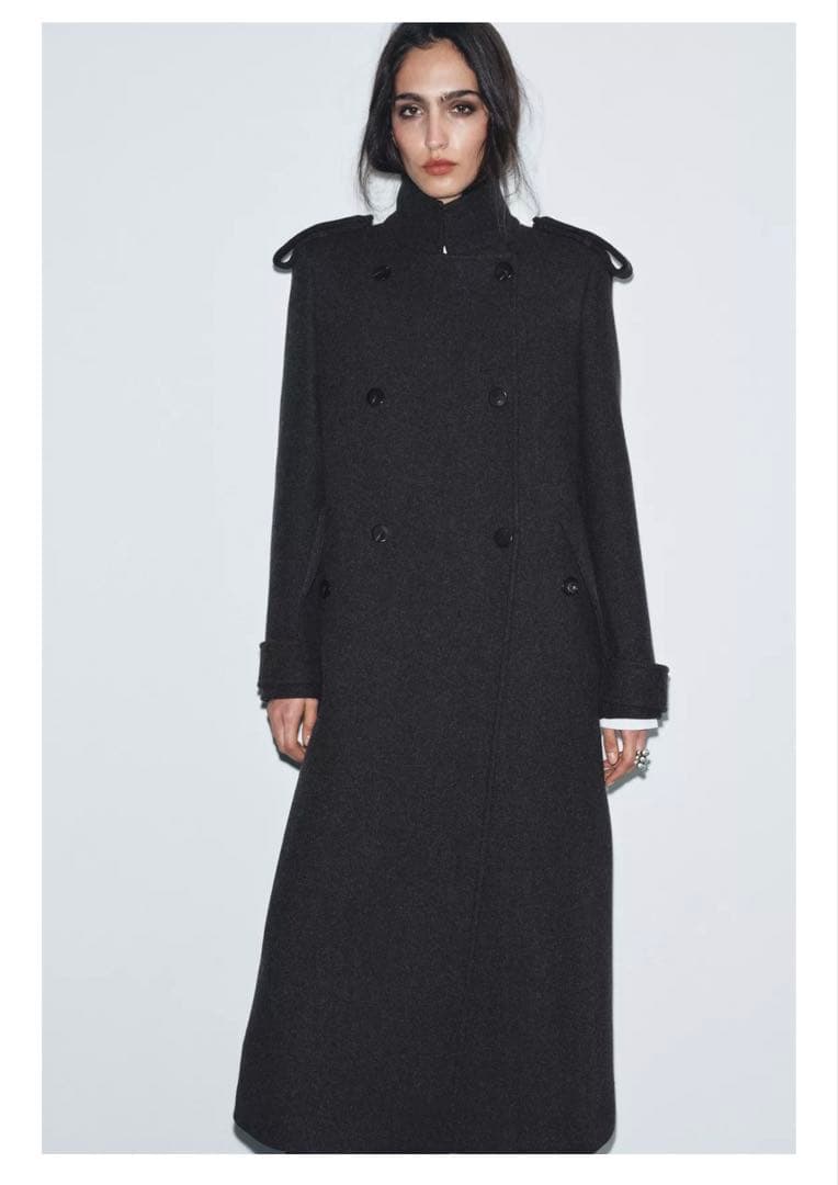 ZARA ZW COLLECTION ウールロングコート XS