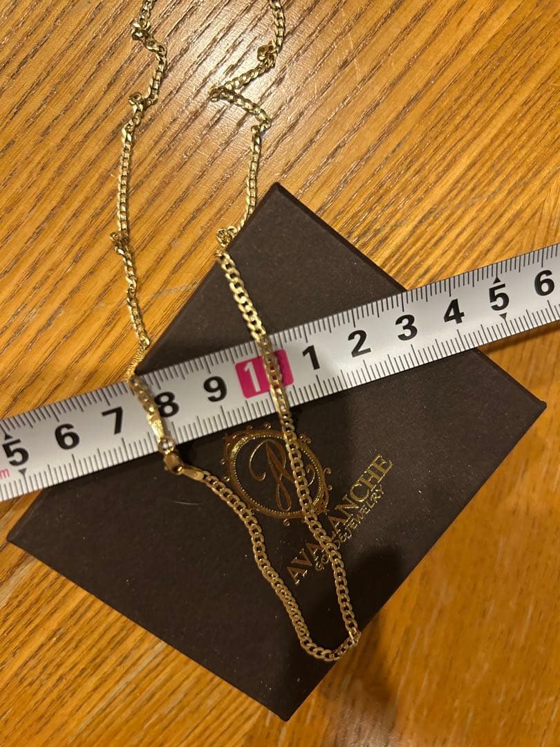 AVALANCHE 10K キューバンネックレス 幅2.8mm 50cm