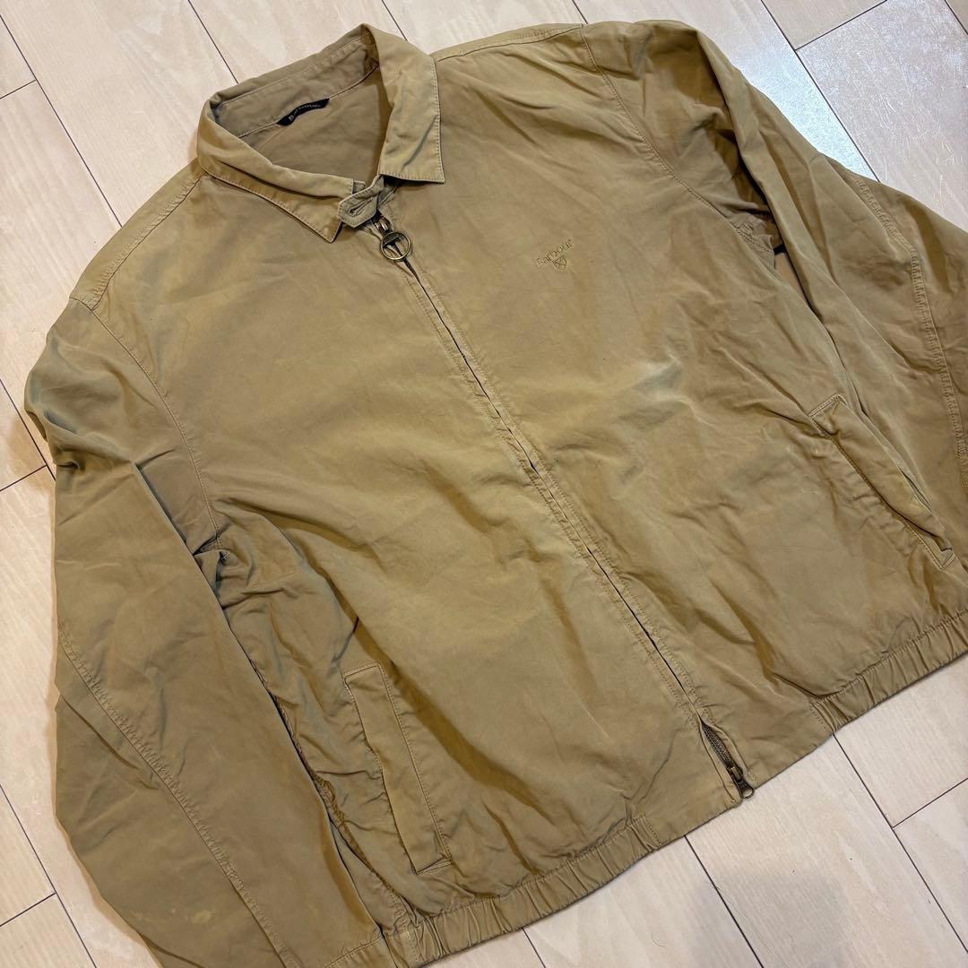 【激レア】90s Barbour スウィングトップ　XL ベージュ　ブルゾン