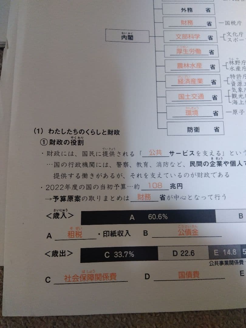 2022 SAPIX ウィークリーサピックス 理科・社会 知識の総完成 赤解答