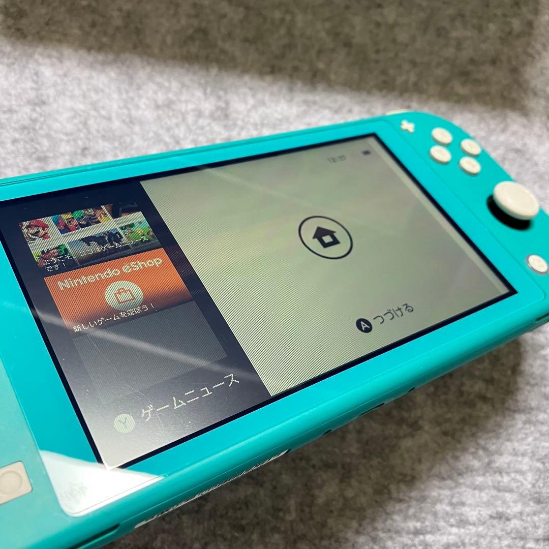 【液晶不具合あり】Nintendo Switch Lite ターコイズ 本体