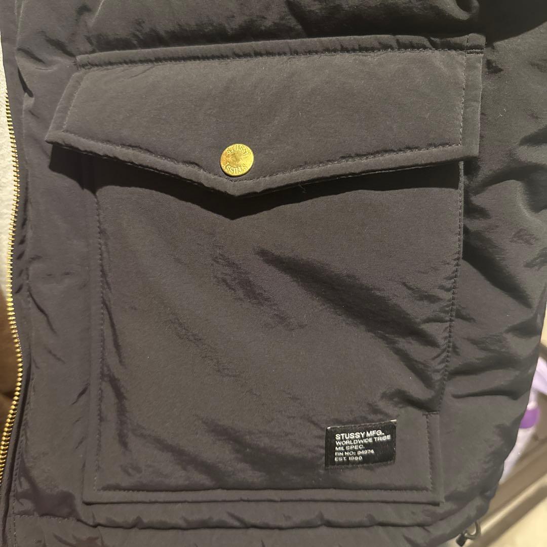 Stussy ダウンベスト 黒
