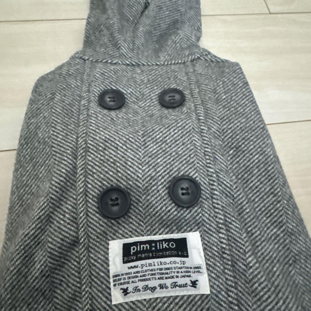 pim|liko グレー ヘリンボーン柄犬服 ISサイズ　新品未使用　イタグレ服