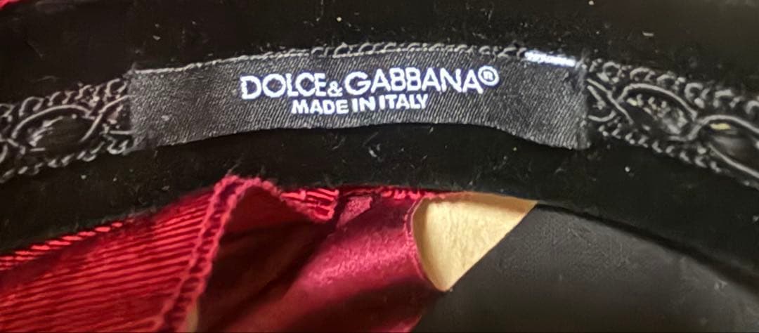 DOLCE &GABBANA 薔薇モチーフ カチューシャ