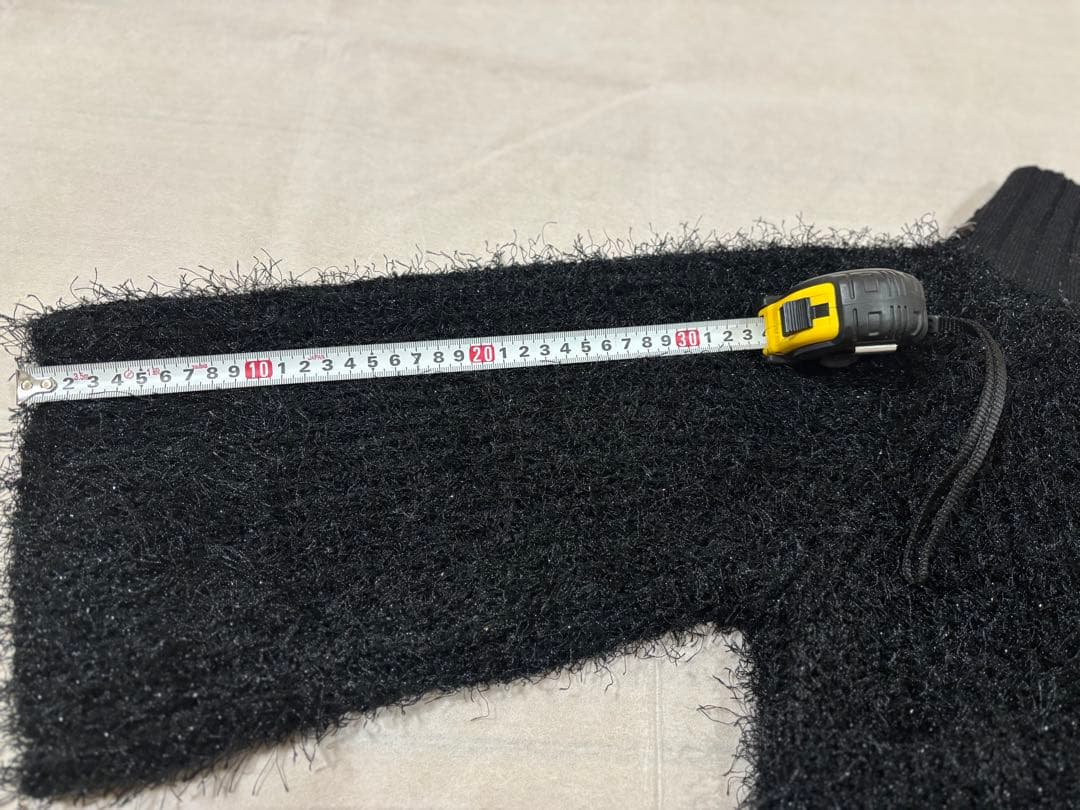 アルベロベロ　オレボレブラ　七分丈厚めカーディガン　黒色　未使用