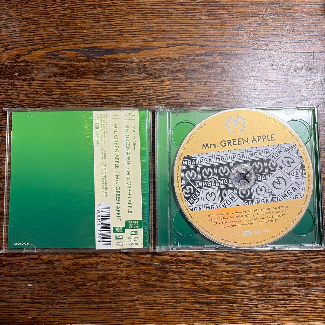 Mrs. GREEN APPLE 2ndアルバム　初回限定盤