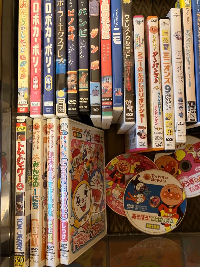 アンパンマン ノンタン　しまじろう　DVDなど