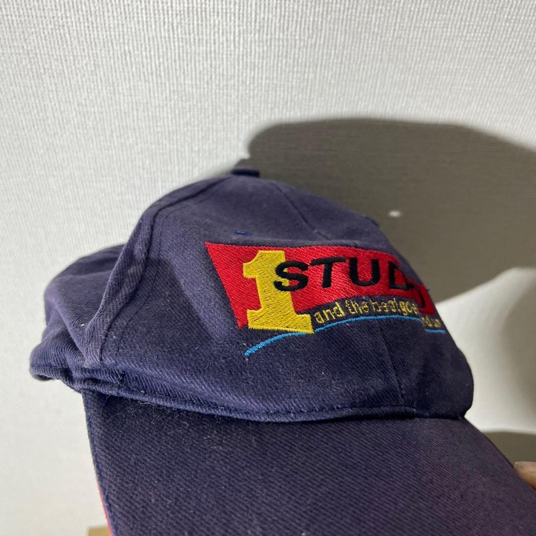 け*ん様 Studio One レゲエ 刺繍ロゴ キャップ フェード ネイビー