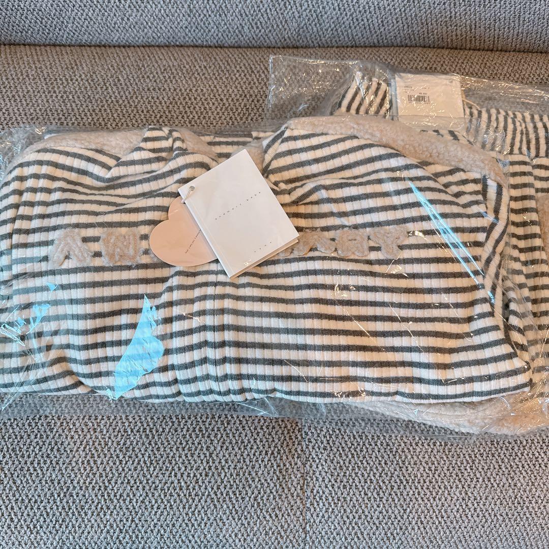 andmary Merry border zip tops pantsセット
