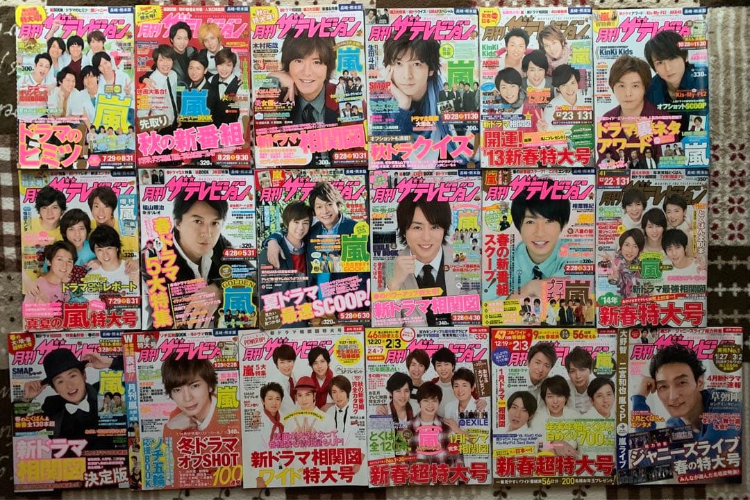 ザ テレビジョン テレビ誌 雑誌 嵐 ジャニーズ 切り抜きなし