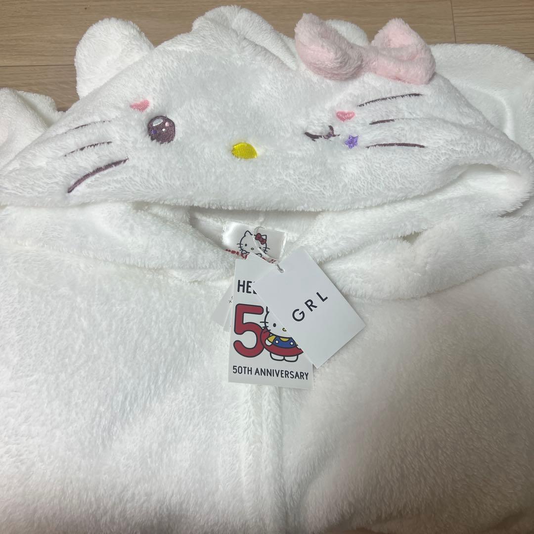 完売品　GRL サンリオ キティ 着ぐるみ パジャマ 50周年　新品未使用
