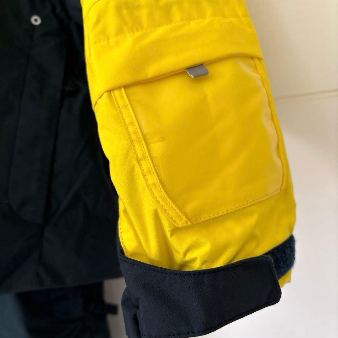 DESCENTE 子ども用スキーウェア イエロー/ブラック