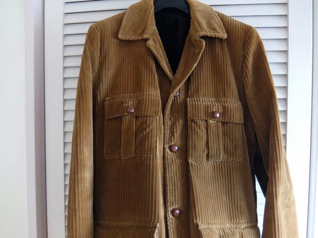 70'sヴィンテージSilton太畝コーデュロイランチジャケット アメリカ古着