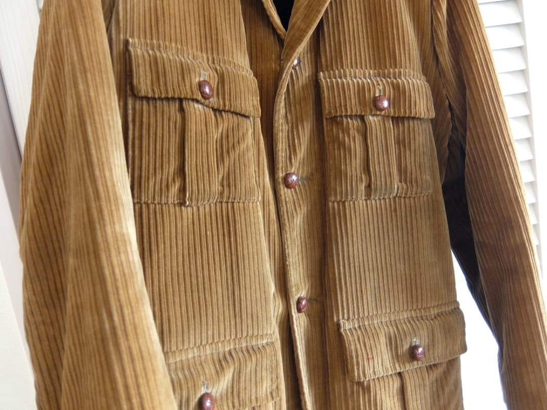 70'sヴィンテージSilton太畝コーデュロイランチジャケット アメリカ古着