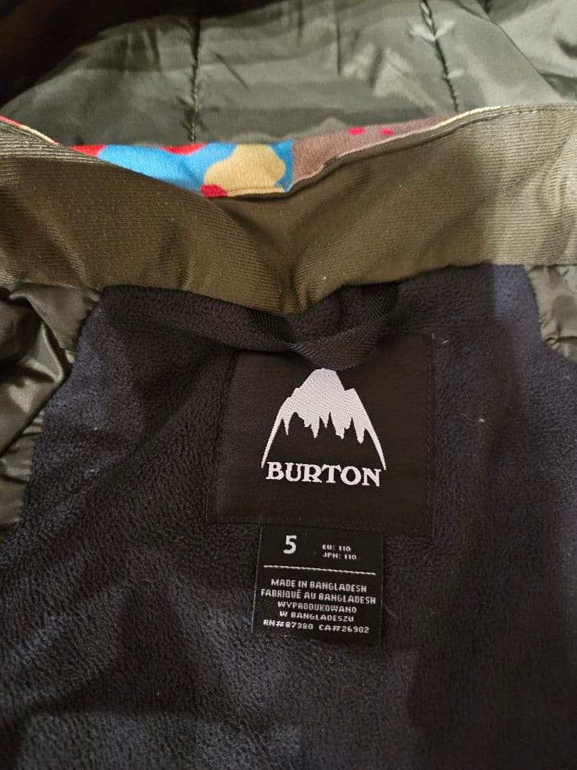 BURTON 子供用スキー、ボードウェア