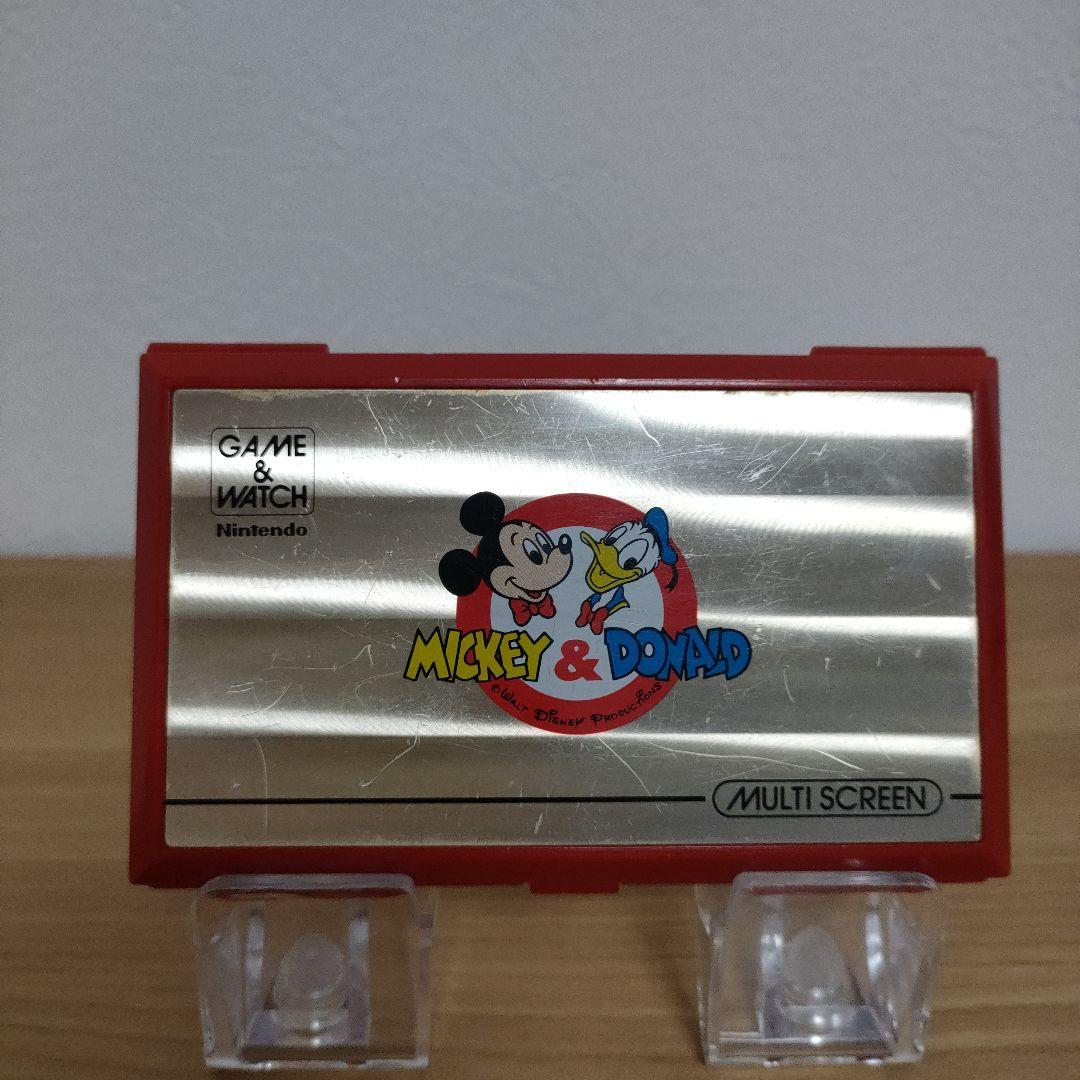 ゲーム＆ウォッチ　ミッキー＆ドナルド　任天堂　Nintendo　メンテナンス済み