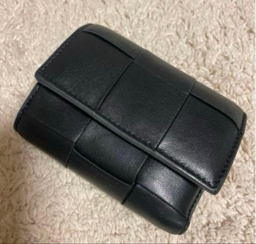Bottega Veneta 三つ折り財布 ブラック