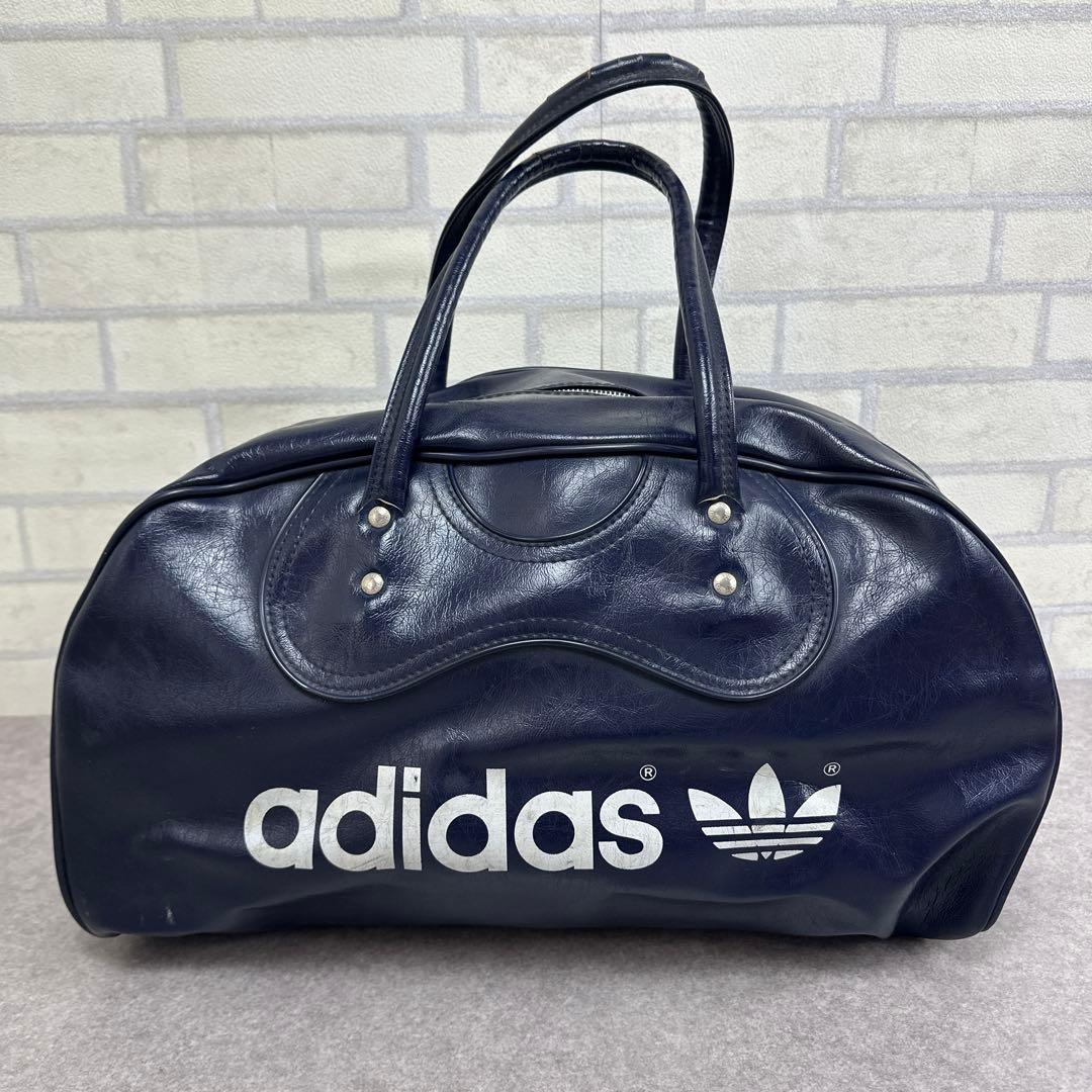 専用80s 希少 adidas old ボストンバッグ レザー ハンドバッグ