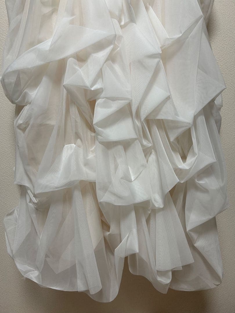thetoe Iris Tulle Skirt White Mサイズ