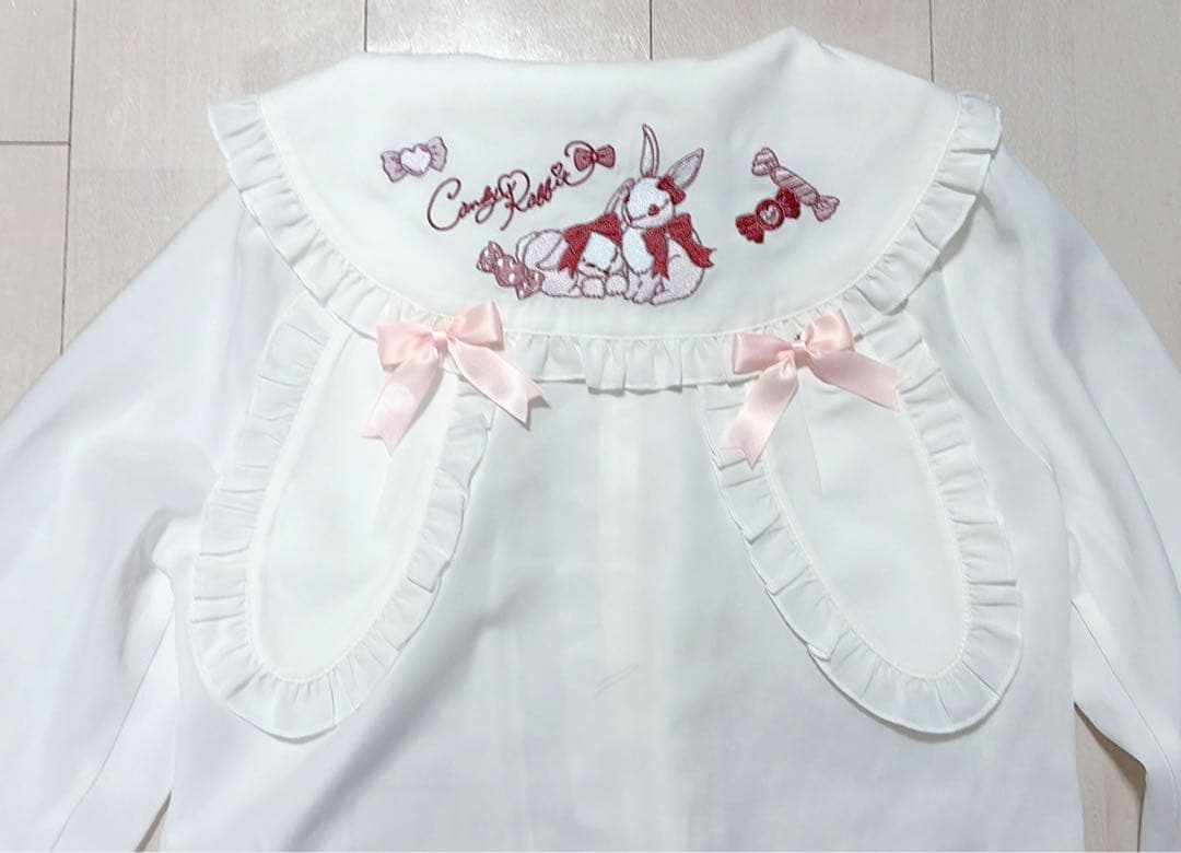 Amavel うさぎワンピース セット ピンク