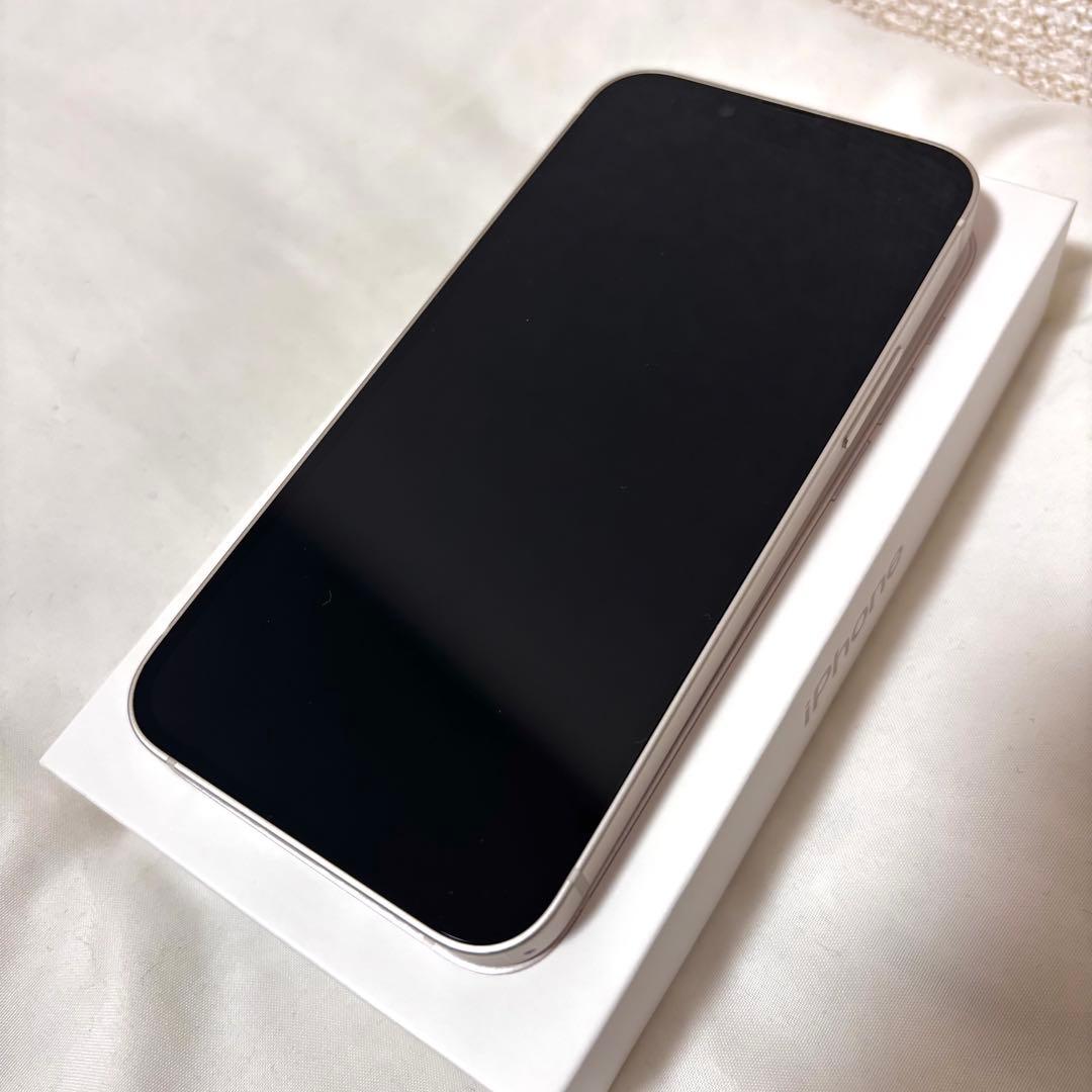 iPhone13mini 128GB 白 画面保護フィルム