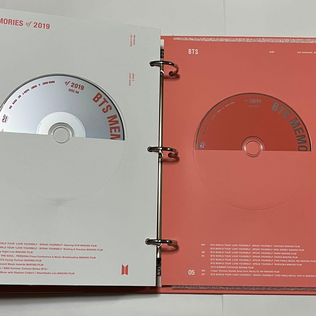BTS memories 2019 DVD トレカ ジン