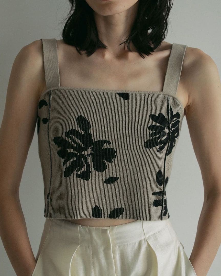トップス anuke Botanical Knit Camisole