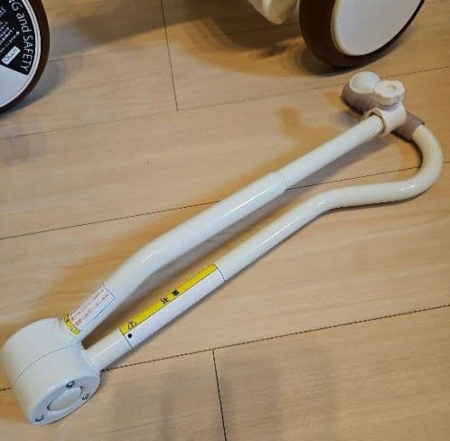 iimo イーモ 三輪車 #02 押し棒付き ホワイト 折りたたみ 子供用