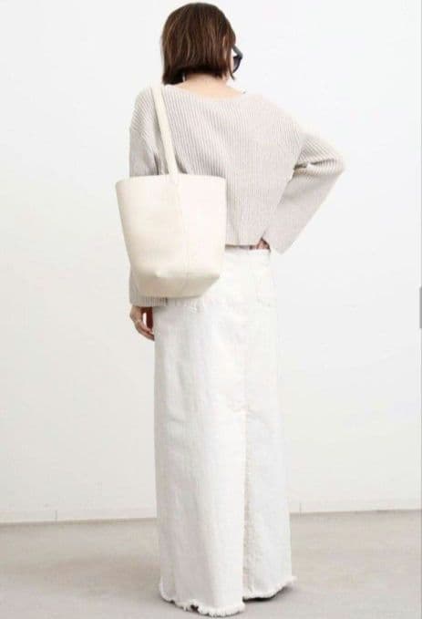 ☆週末限定価格　グッドグリーフ　CUT OFF HEM LONG SKIRT38