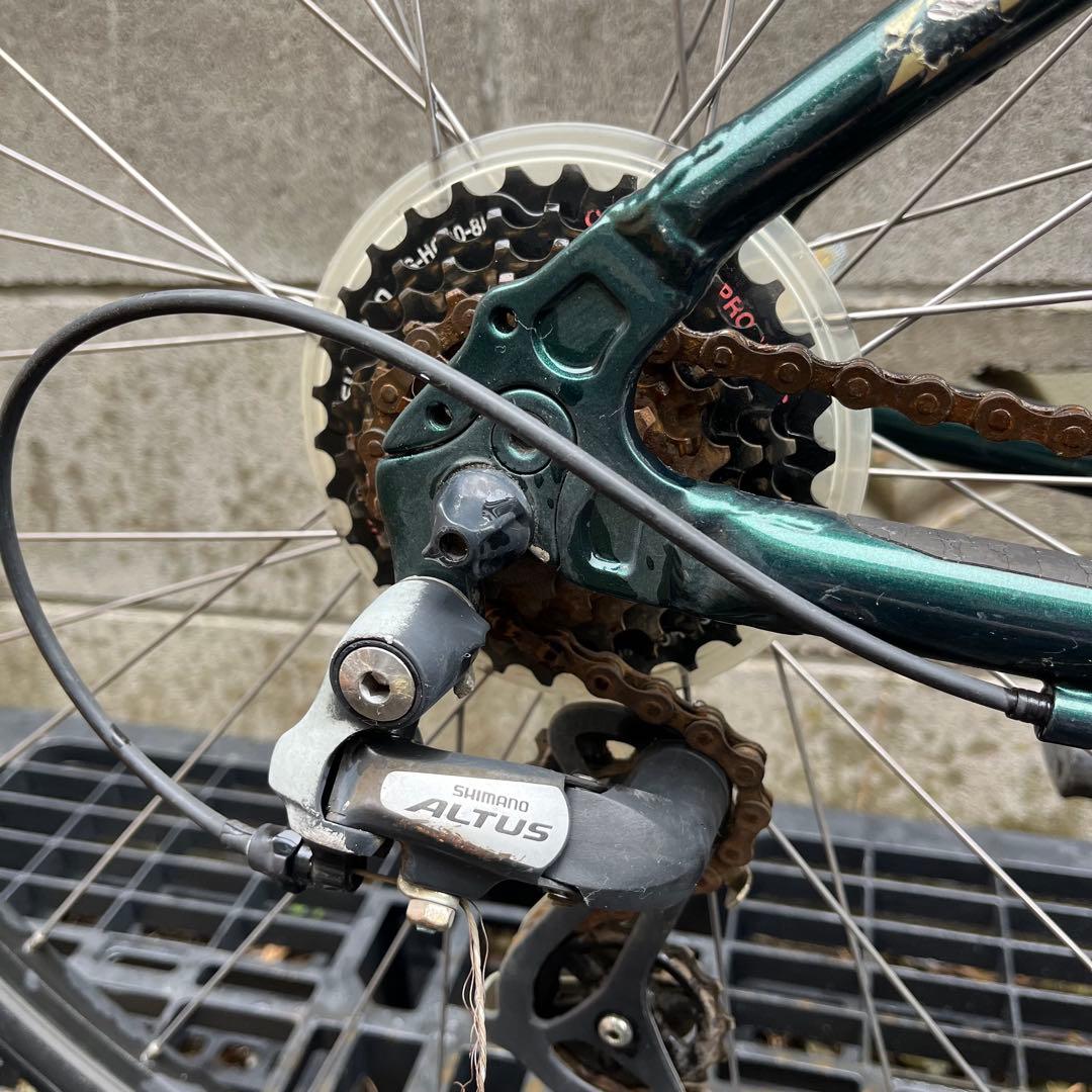 引取限定 クロスバイク 700C SHIMANO 21段変速 自転車 ジャンク