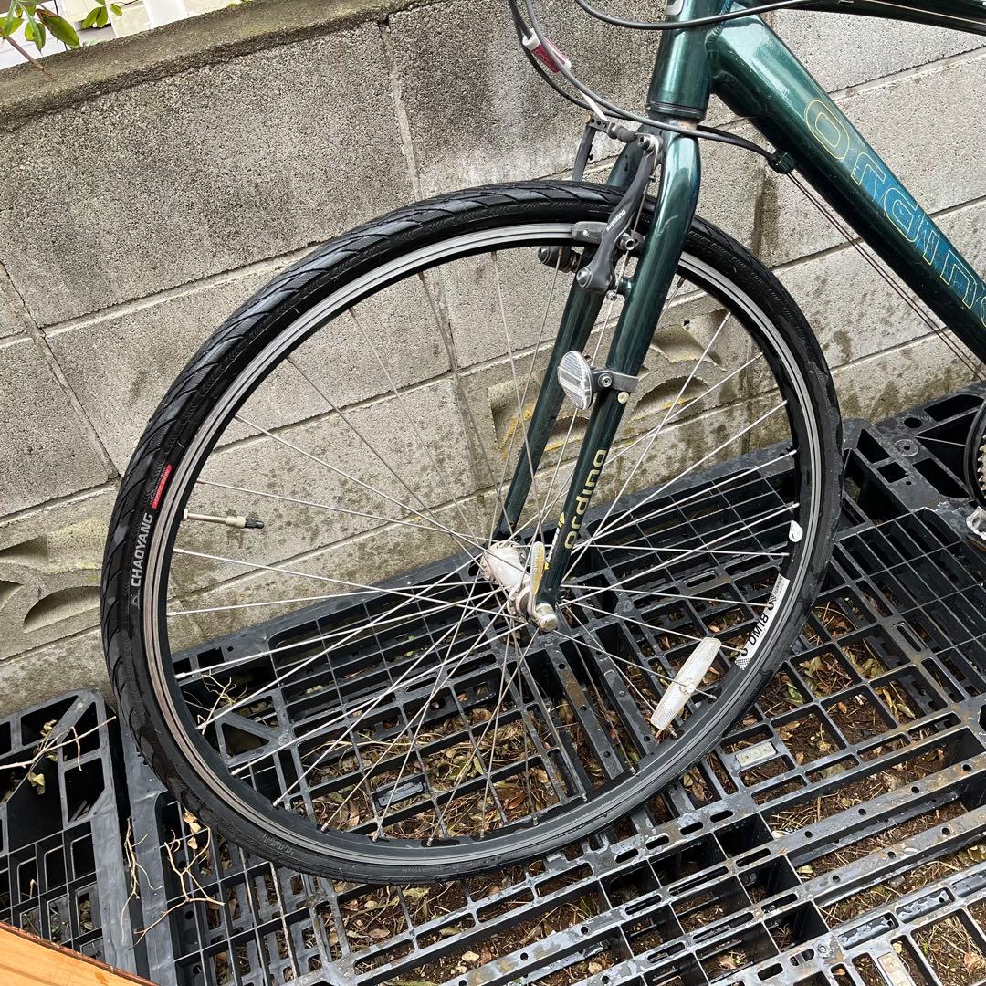 引取限定 クロスバイク 700C SHIMANO 21段変速 自転車 ジャンク