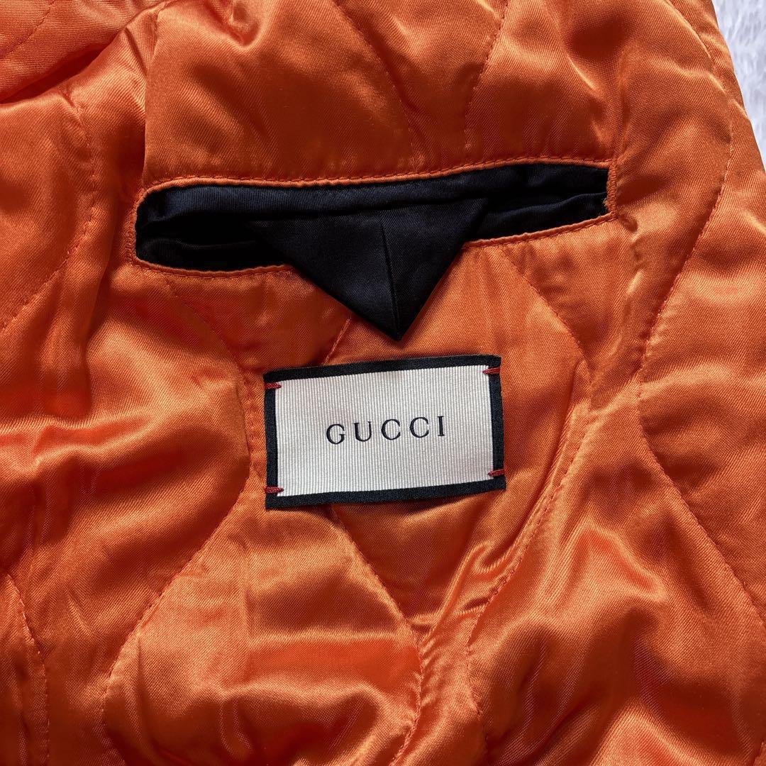 タグ付き GUCCI グッチ ジャケット フローラル 総柄 ライオン ブルゾン