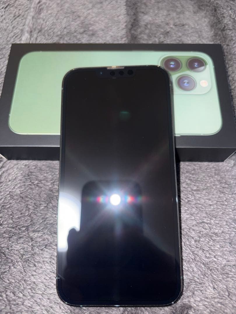 iPhone 13 Pro 128GBアルパイングリーン　ケーブル未使用　箱有り
