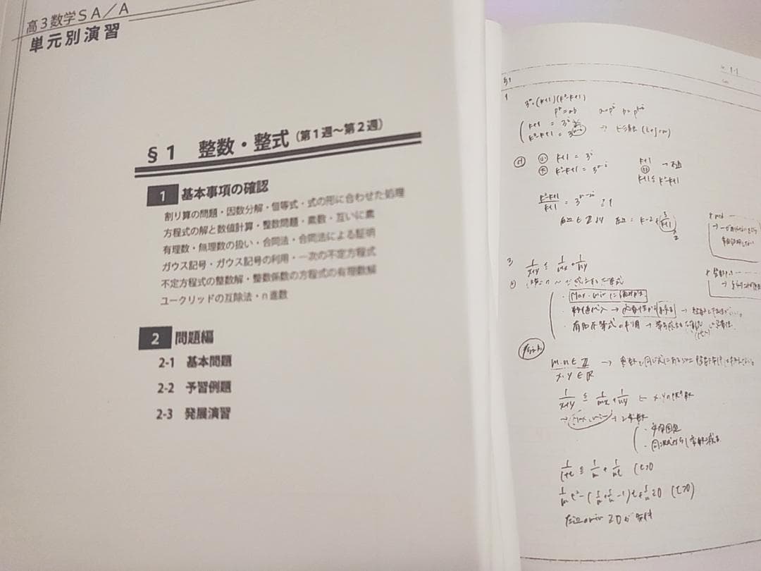 鉄緑会の鶴田先生による高3数学SA/A単元別演習フルセット　駿台　河合塾