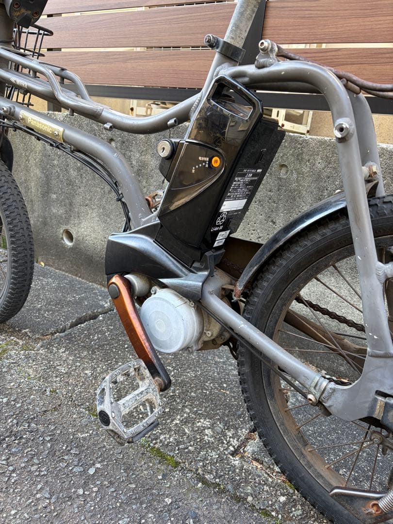 直接引き取り　パナソニック　Panasonic 電動自転車　ez マットグレー